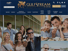 Tablet Screenshot of gulfstreampark.com